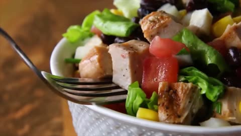 Vibrant Rainbow Salad 3 Ways - Carrots, Beetroot and Feta Cheese, Chicken