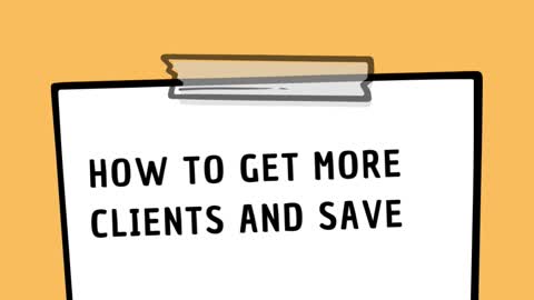 How to get more clients and save on marketing?