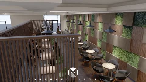 CAFE DESIGN USING SKETCHUP & LUMION