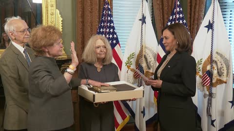 Ambassador Lipstadt sworn in by Vice President Harris in ceremony