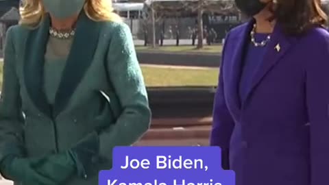 Joe Biden,Kamala Harrisarrive at inauguration