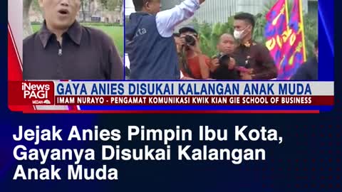 Jejak Anies Pimpin Ibu Kota,Gayanya Disukai KalanganAnak Muda