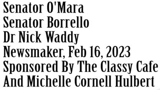 Wlea Newsmaker, February 16, 2023, Sen O'Mara, Sen Borrello, Dr Nick Waddy