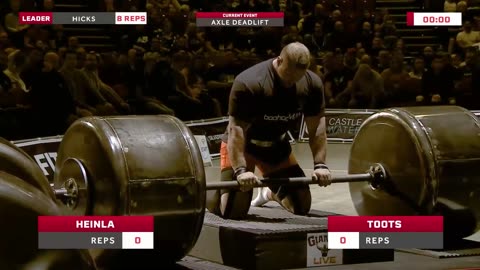 Axle Deadlift RECORD at Europe's Strongest Man 2021