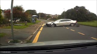Out of Control Car Near Miss