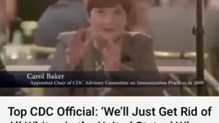 TOP CDC OFFICIAL 😤HOW TO DEAL WITH THE UNVEXED 💉 SHE RESPONDED WE WILL RID ALL WHITES IN 🇺🇸USA