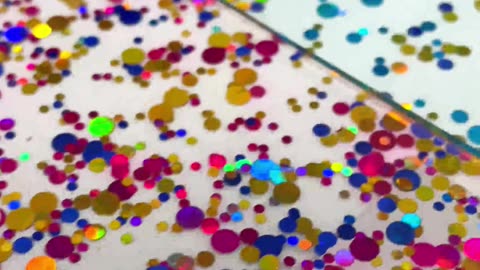 Sparkling trend alert: Flash Gold Polka Dots acrylic sheet