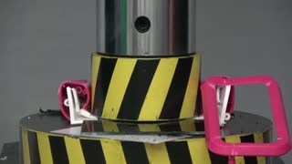 EXPERIMENT HYDRAULIC PRESS 100 TON vs 1000 Sheets of Paper