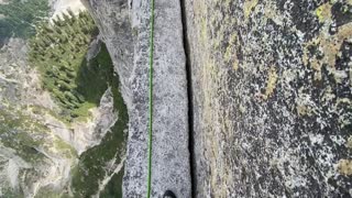 Walking the Plank on Half Dome's Thank God Ledge