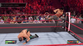 wwe2k22 myrise walkthrough part 11 Outlaw vs The Miz