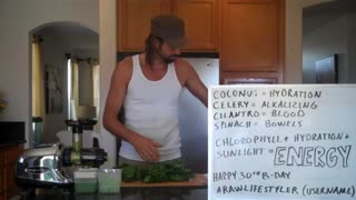 GREEN JUICE RECIPES ~ ALIEN BLOOD - Oct 22nd 2011