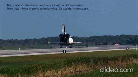 The Space Shuttle was an ordinary jet powered airplane.