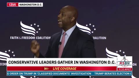 FULL SPEECH: Tim Scott Faith and Freedom Coalition: Road to Majority Conference 6/23/23