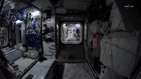 Mind-Blowing Space Station Fisheye Fly-Through 4K (Ultra HD) #nasa