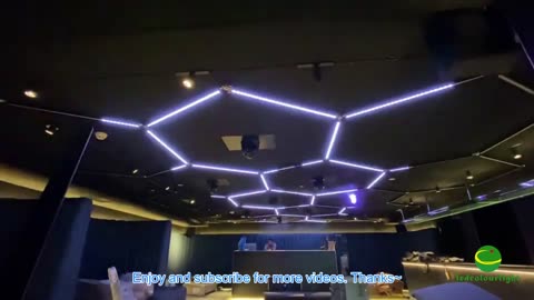 club ceiling decoration, the stunning effect created by the LED pixel bar