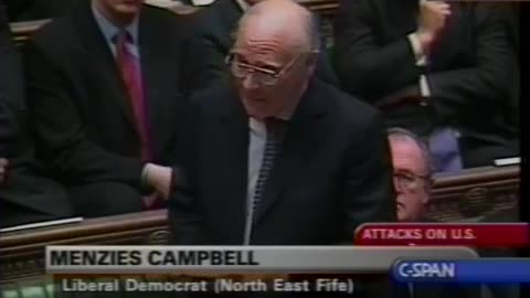 British House Of Commons Special Session (9-14-2001)