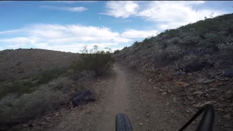 Part of Ocotillo and Sidewinder Trail time laps 10-17-21