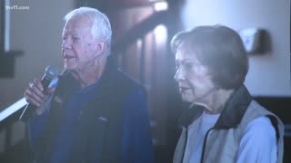 Former President Jimmy Carter honored on President's Day