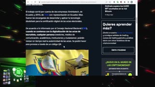 Ecuador el primer pais en usar blockchain en votaciones