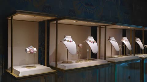 The Bulgari Mediterraneah High Jewelry showroom in Shangai