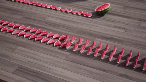 Crazy Super Watermelon Domino Slice-7