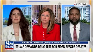 Byron Donalds thinks Biden needs a drug test before the debate.