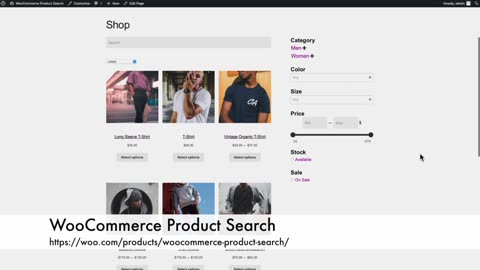 WooCommerce Product Search - Building with Blocks - Search & Filter with the All Products Block