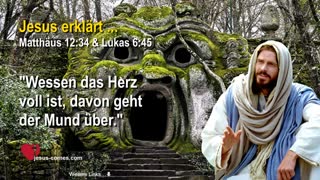 Wessen das Herz voll ist, davon geht der Mund über ❤️ Jesus Christus erklärt Matthäus 1234