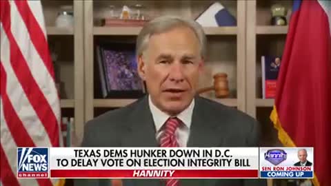 Texas Gov.Abbott. "in Biden's assessment I am a Neanderthal and a racist"