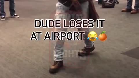 Man Loses His Mind At The Airport