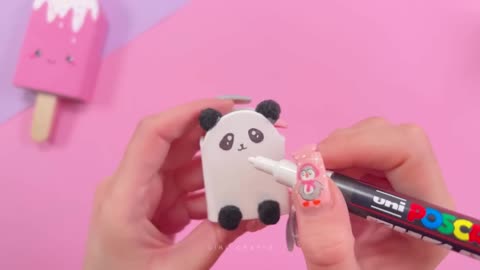 10 Amazing Panda Things - DIY Panda Crafts - School Supplies, Fidget Toys, Phone Case, and more...