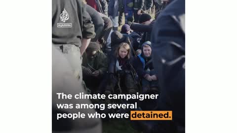 Greta Thunberg detained at Germany coal mine protest