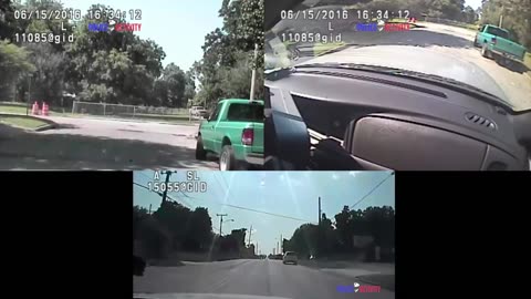 Dashcam Videos Show Suspect Ram Police Cars During Chase