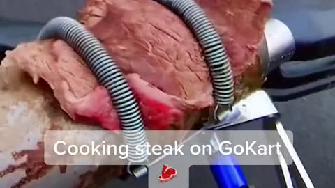 Cooking Steak on GoKart🏎️