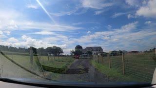 Driving in Cumbria . England. GoPro