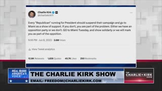 Trump Indicted: Charlie Calling on Every GOP Candidate to Show Up in Solidarity