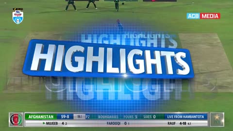 Afghanistan vs Pakistan Cricket Full Match Highlights (1st ODI) | Super Cola Cup | ACB