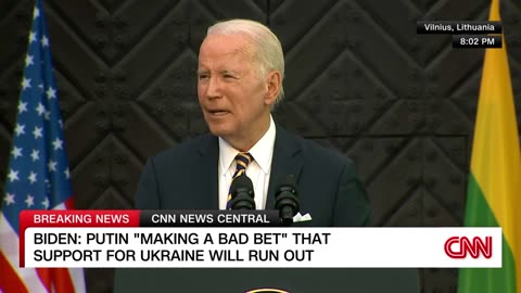 'We will not waiver': Biden speaks about Ukraine at high-stakes NATO summit