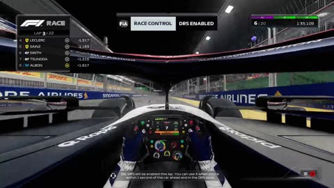 Singapore F1 23 Sim Race