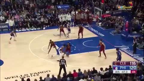 James Harden&Joel Embiid Clutch Entire Game With 1000IQ Plays !