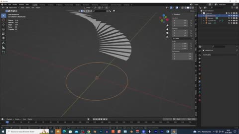 Blender Tutorial-3d modeling spiro stair