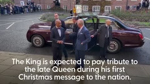 Photograph released of King Charles first Christmas broadcast