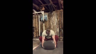 Strongman Sandbag Demonstration