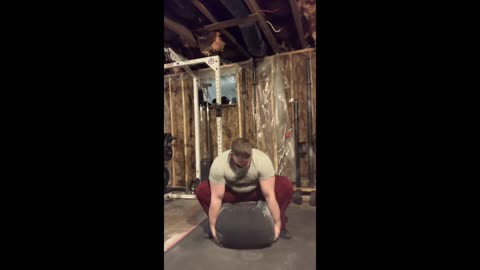 Strongman Sandbag Demonstration