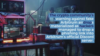 Arbitrum Discord hacker shares phishing announcement amid airdrop hype