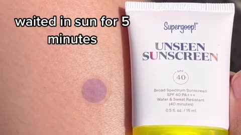 Supergoop Primer Make up Base Unseen Sunscreen Broad Spectrum Face Primer SPF40 Beauty Health