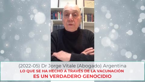 2022-04-28: DR JORGE & CARLA VITALE: DENUNCIA PENAL POR GENOCIDIO, DELITO DE LESA HUMANIDAD