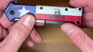 Don't Tread - Texas Flag | Master USA - AO Pocket Knife