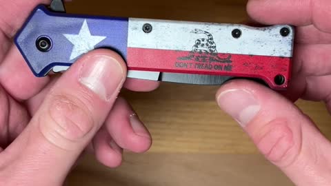 Don't Tread - Texas Flag | Master USA - AO Pocket Knife