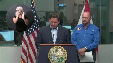 Florida Gov. Ron DeSantis gives an update on Hurricane Ian